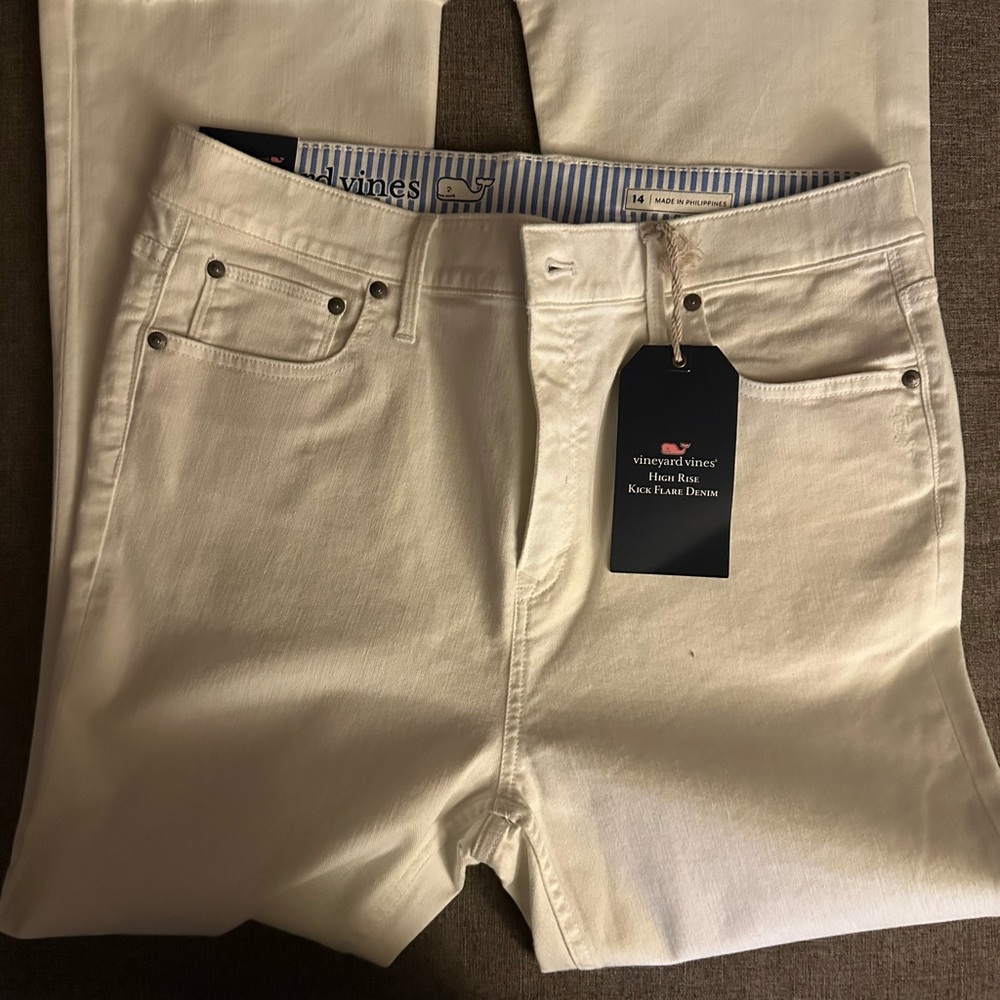 Vineyard Vines High Rise Kick Flare Jeans
